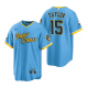 Men's Milwaukee Brewers #15 Tyrone Taylor 2022 City Connect Powder Blue Cool Base MLB Jersey