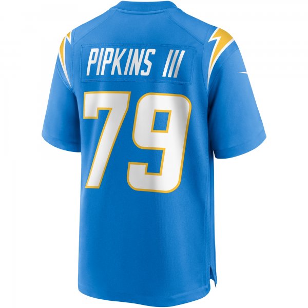 Men's Los Angeles Chargers Trey Pipkins III Nike Powder Blue Game Jersey