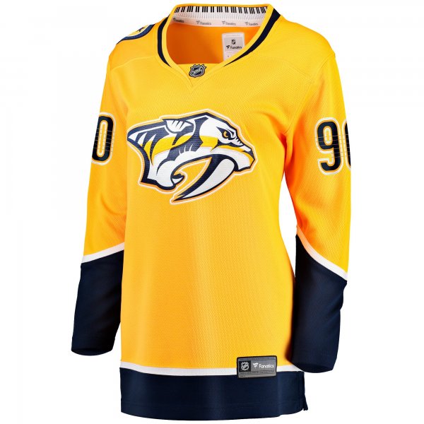 Women's Nashville Predators Ryan O'Reilly Fanatics Gold Home Premier Breakaway Player Jersey