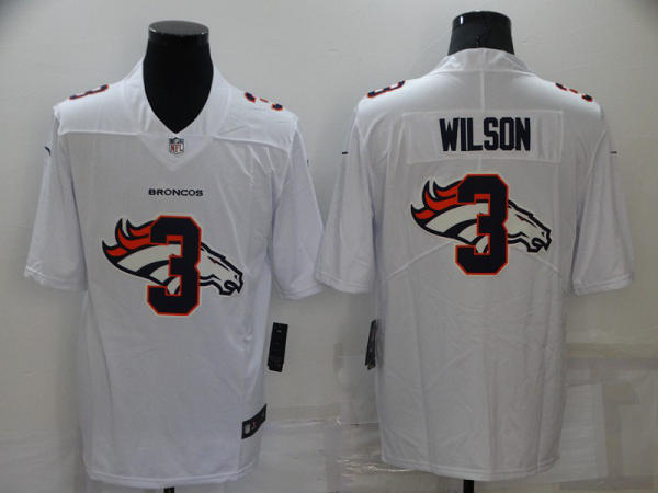 Men's Denver Broncos #3 Russell Wilson White Vapor Untouchable Limited Stitched NFL Jersey