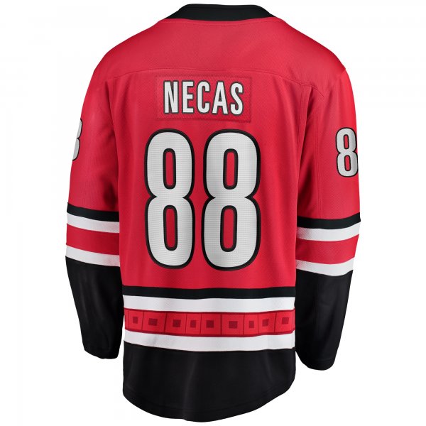 Men's Carolina Hurricanes Martin Necas Fanatics Red Alternate Breakaway Player Jersey