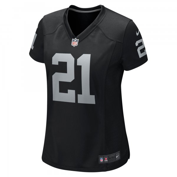 Women's Las Vegas Raiders Cliff Branch Nike Black Retired Player Game Jersey