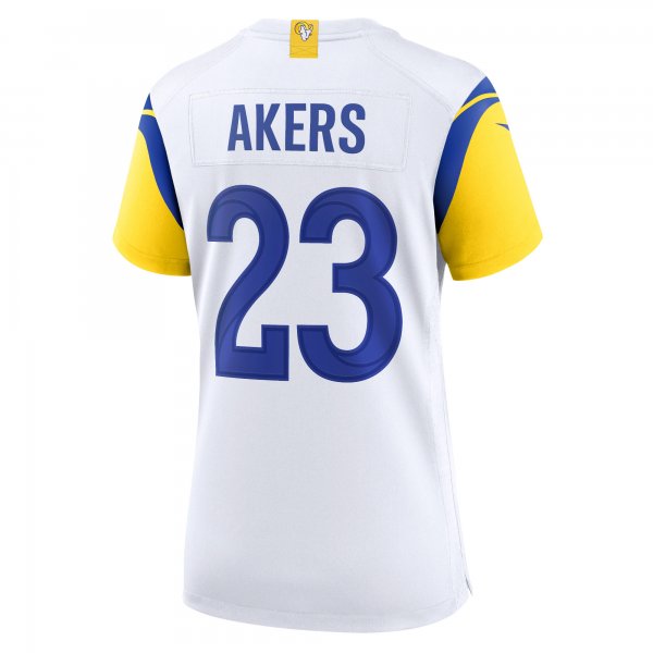 Women's Los Angeles Rams Cam Akers Nike White Game Jersey