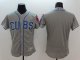 Chicago Cubs Blank Grey Flexbase Collection Alternate Road Stitched MLB Jersey