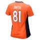 Women's Denver Broncos Tre'Quan Smith Nike  Orange  Game Jersey