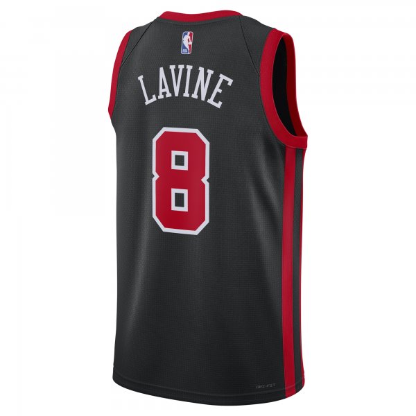 Unisex Chicago Bulls Zach LaVine Nike Black 2023/24 Swingman Jersey - City Edition