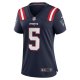 Women's New England Patriots Jabrill Peppers Nike Navy Game Player Jersey