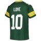 Youth Green Bay Packers Jordan Love Nike Green Game Jersey