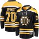 Men's Boston Bruins Jesper Boqvist Fanatics Black Home Breakaway Jersey