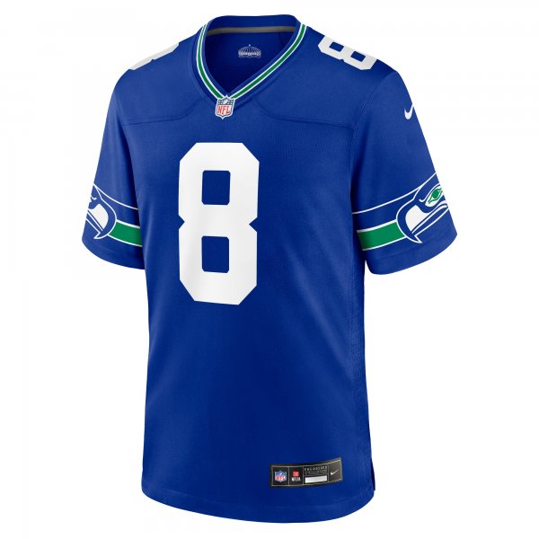 Men's Seattle Seahawks Coby Bryant Nike Royal Throwback Player Game Jersey