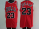 Men's Chicago Bulls #23 Michael Jordan Stitched Red NBA Jersey