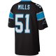 Men's Carolina Panthers Sam Mills Mitchell & Ness Black Legacy Replica Jersey