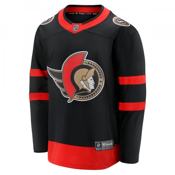 Men's Ottawa Senators Fanatics Black Home Breakaway Jersey