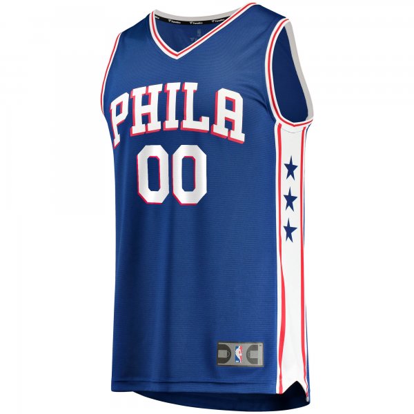 Men's Philadelphia 76ers Fanatics Royal Fast Break Custom Replica Jersey - Icon Edition