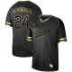 Oakland Athletics #24 Rickey Henderson Black Gold Stitched MLB Jersey