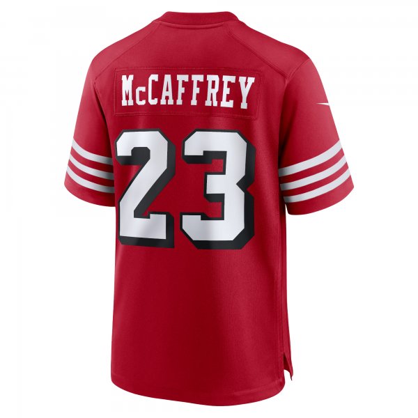 Men's San Francisco 49ers Christian McCaffrey Nike Scarlet Alternate Game Player Jersey