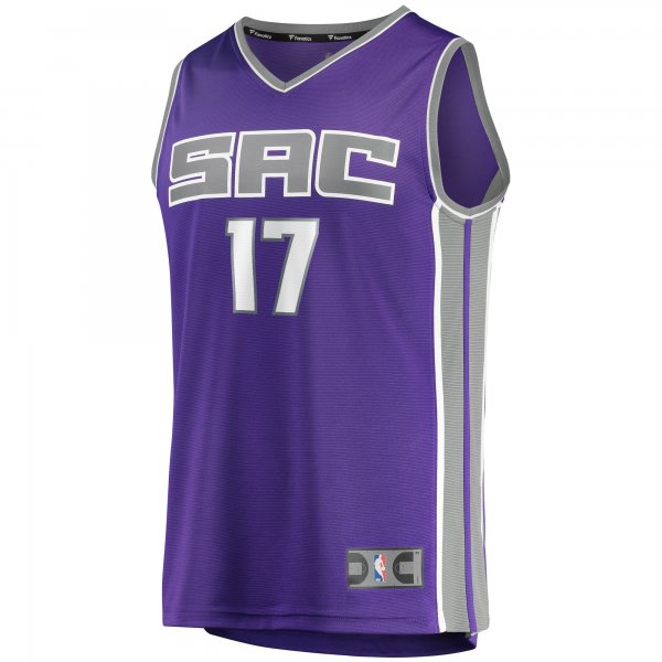 Youth Sacramento Kings Kessler Edwards Fanatics Purple Fast Break Player Jersey - Icon Edition