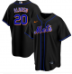 Men's #20 Pete Alonso New York Mets Black Home Games Stitched Jersey