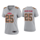 Women's Kansas City Chiefs Clyde Edwards-Helaire Gray Atmosphere Fashion Game Jersey