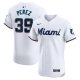 Men's Miami Marlins Eury Perez Nike White Home Elite Player Jersey