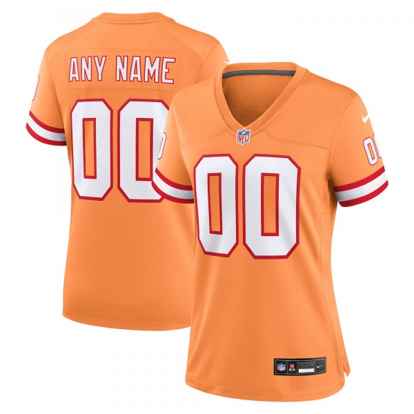 Women's Tampa Bay Buccaneers Nike Orange Custom Throwback Game Jersey