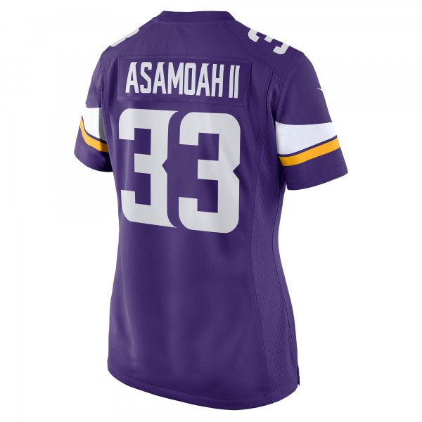 Women's Minnesota Vikings Brian Asamoah Nike Purple Player Game Jersey