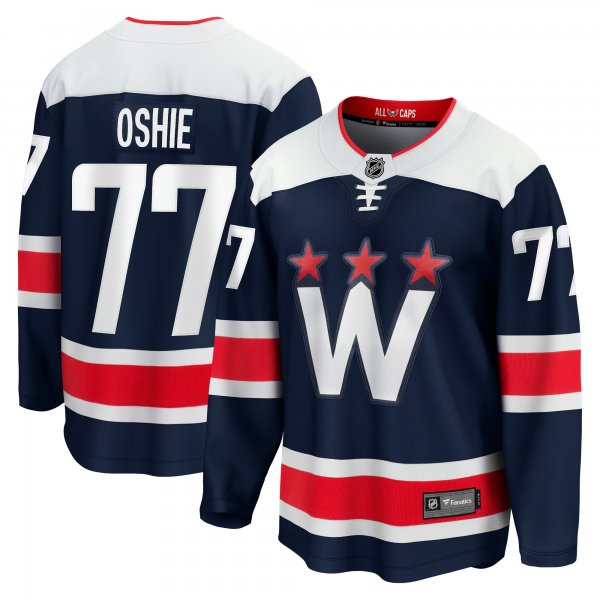 Men's Washington Capitals TJ Oshie Fanatics Navy Alternate Premier Breakaway Player Jersey