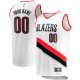 Youth Portland Trail Blazers  Fanatics White Fast Break Replica Custom Jersey - Association Edition