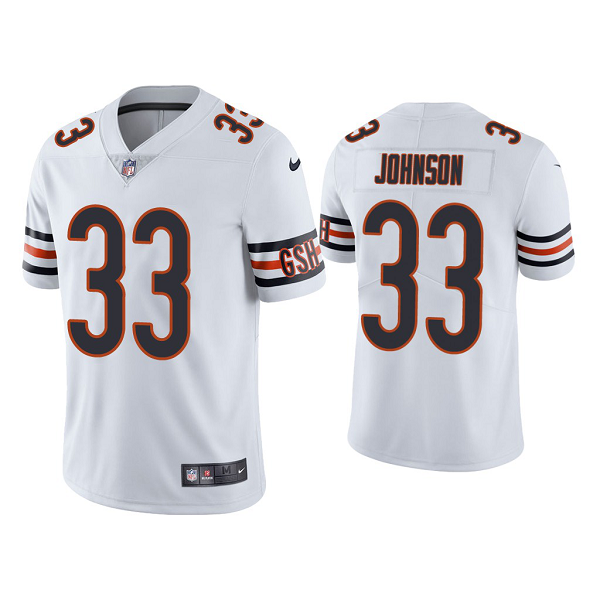 Chicago Bears #33 Jaylon Johnson Vapor Limited White Jersey