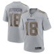 Men's Minnesota Vikings Justin Jefferson Nike Gray Atmosphere Fashion Game Jersey