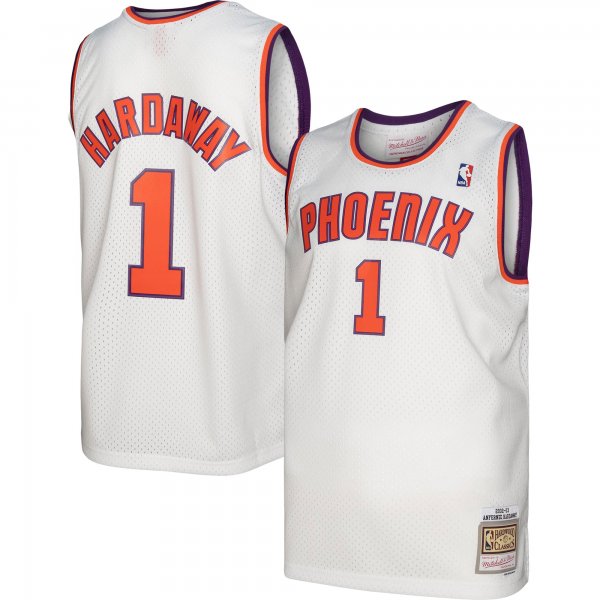 Men's Phoenix Suns Penny Hardaway Mitchell & Ness White 2001/02 Hardwood Classics Swingman Jersey