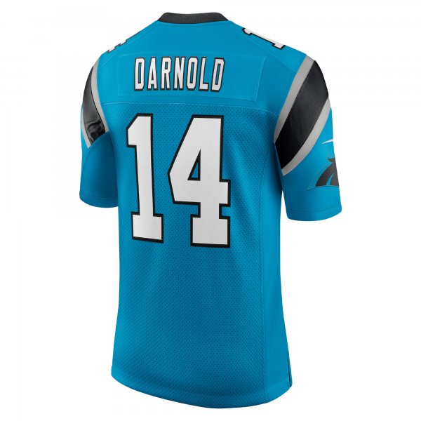 Men's Carolina Panthers Sam Darnold Nike Blue Vapor Limited Jersey