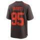 Men's Cleveland Browns Myles Garrett Nike Brown Alternate Game Jersey