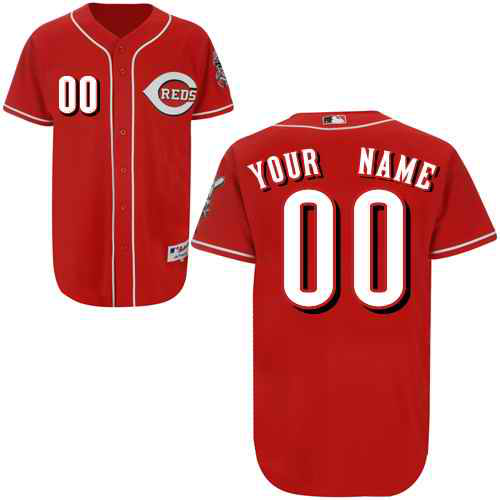 Cincinnati Reds Red Men's Customized MLB Jersey