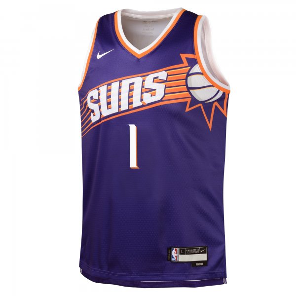 Youth Phoenix Suns Devin Booker Nike Purple Swingman Jersey - Icon Edition