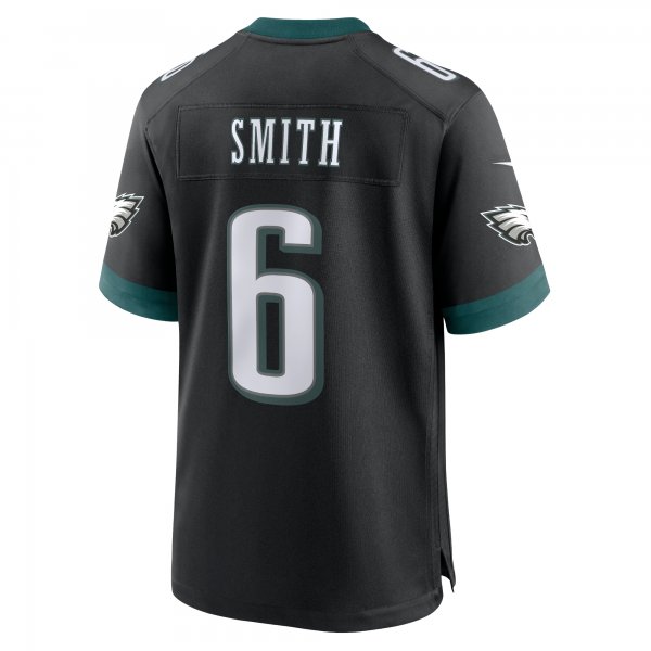 Men's Philadelphia Eagles DeVonta Smith Nike Black Alternate Game Jersey