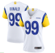 Women's Nike Los Angeles Rams #99 Aaron Donald White NFL Vapor Limited Jersey