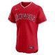 Men's Los Angeles Angels  Nike Red Alternate Vapor Premier Elite Patch Jersey