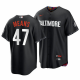 Men's Baltimore Orioles #47 John Means 2023 City Connect Black Cool Base Jersey