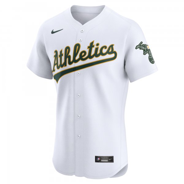 Men's Oakland Athletics Nike White Home Elite Jersey