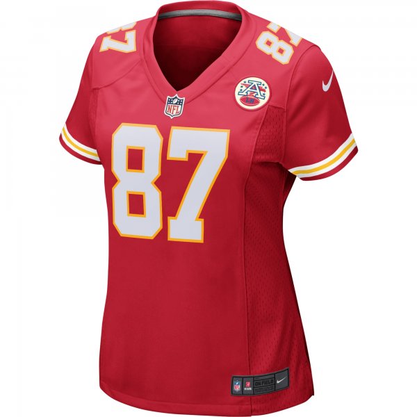 Women's Nike Travis Kelce Red Kansas City Chiefs Game Jersey