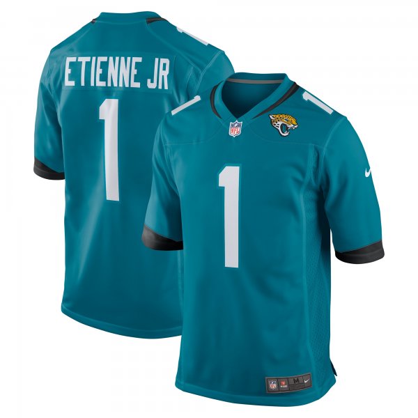 Men's Jacksonville Jaguars Travis Etienne Nike Teal Game Jersey