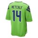 Men's Seattle Seahawks DK Metcalf Nike Neon Green  Game Jersey