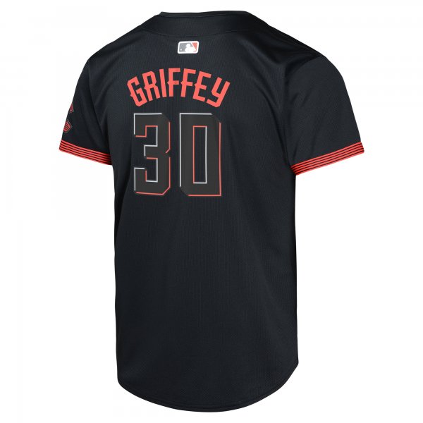 Youth Cincinnati Reds Ken Griffey Jr. Nike Black City Connect Limited Player Jersey