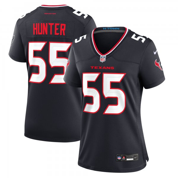 Women's Houston Texans Danielle Hunter Nike  Navy Team Game Jersey