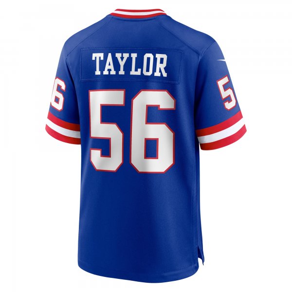 Men's New York Giants Lawrence Taylor Nike Royal Classic Retired Player Game Jersey