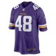 Men's Minnesota Vikings Chris Garrett Nike Purple Home Game Player Jersey