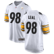 Men's Nike Pittsburgh Steelers #98 DeMarvin Leal White Limited Player NFL Jersey