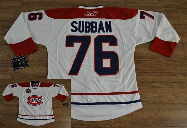 Montreal Canadiens #76 PK Subban Stitched White Heritage Classic Style NHL Jersey