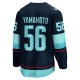 Men's Seattle Kraken Kailer Yamamoto Fanatics Deep Sea Blue Home Breakaway Player Jersey